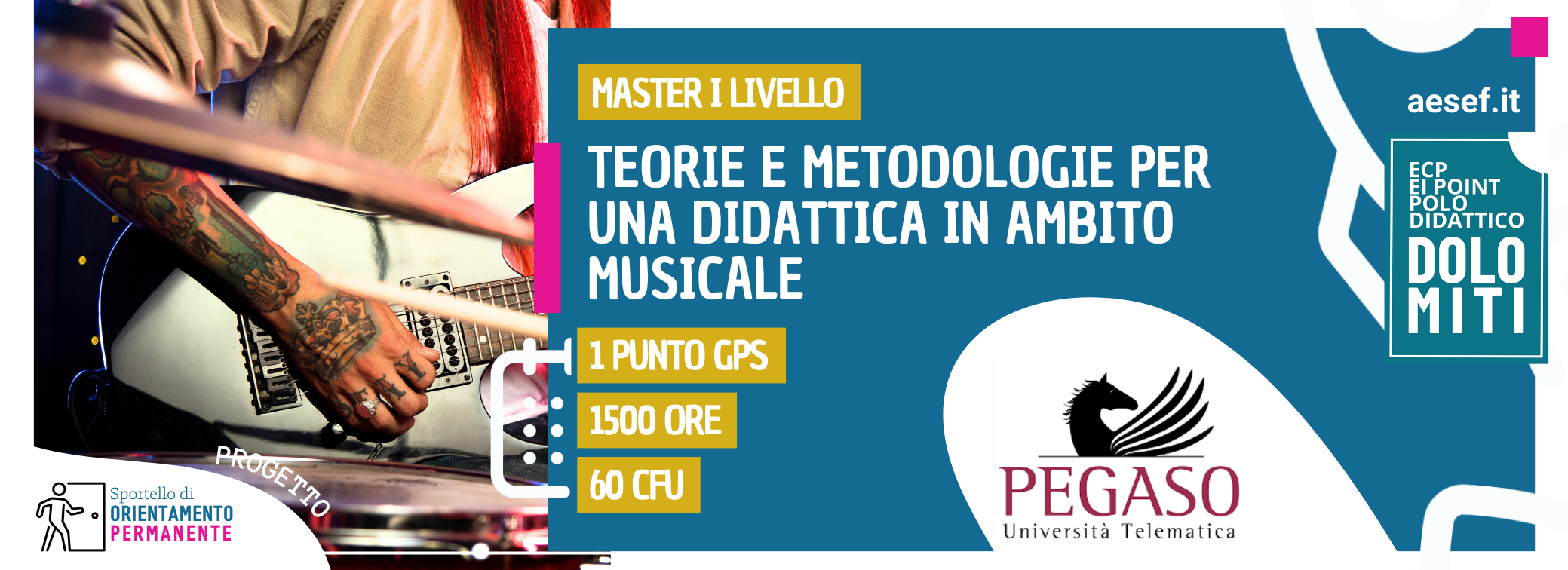 Master di primo livello Teorie e metodologie per una didattica in ambito musicale