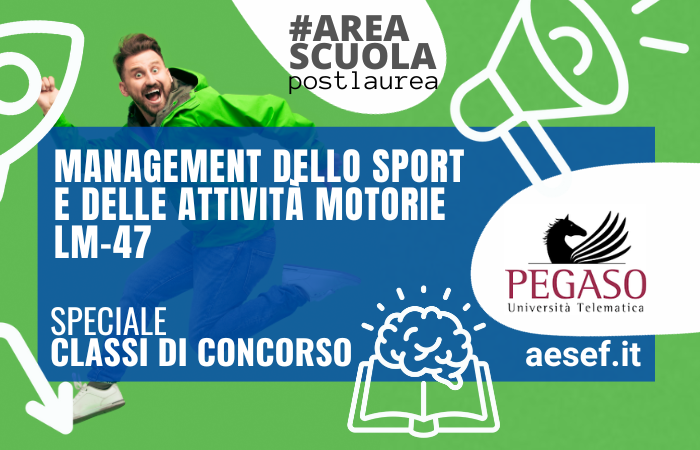 Concorsi docenti magistrale management dello sport e delle attivita' motorie